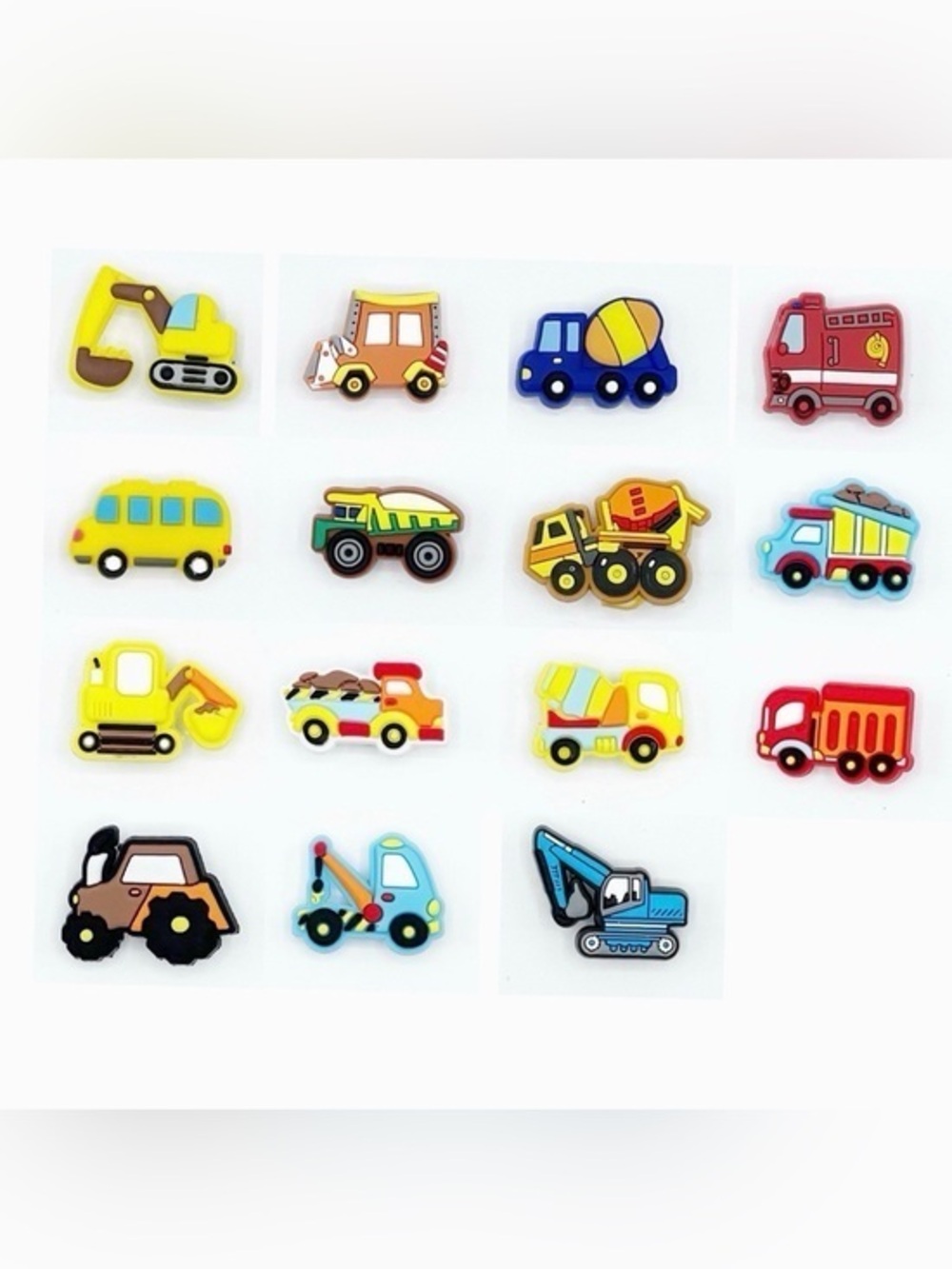 Trucks Construction Shoe Charms For Croc Shoes Tractor Truck